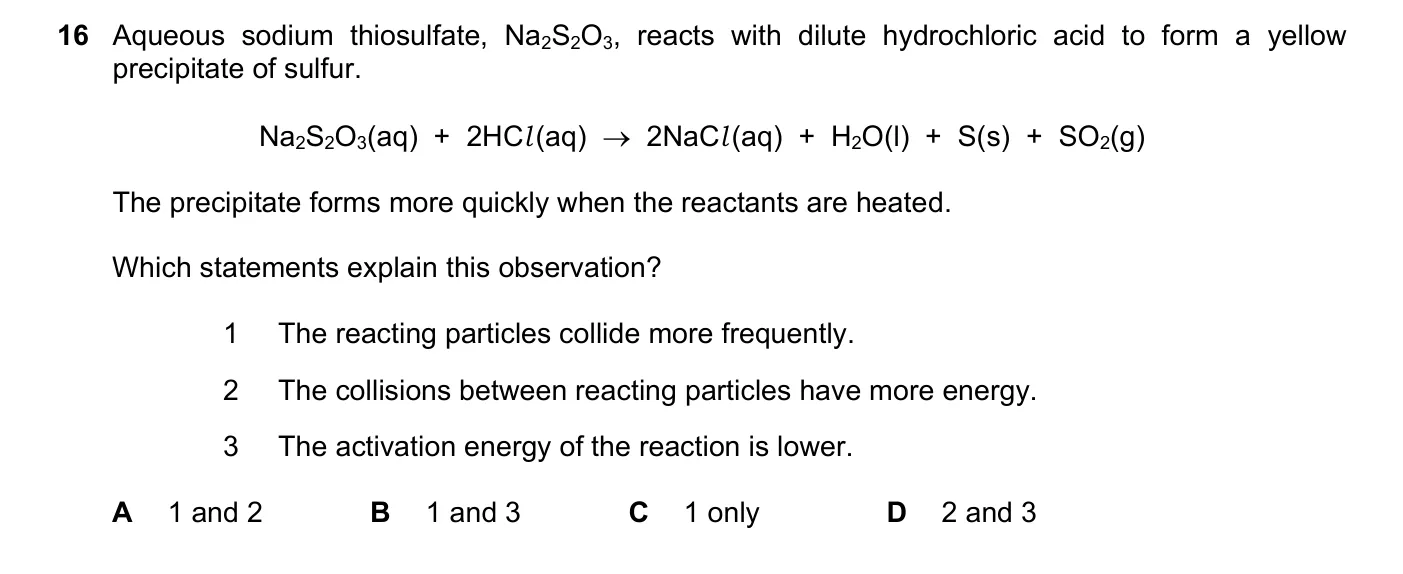 Question 16, November 2025, 0620 Paper 22