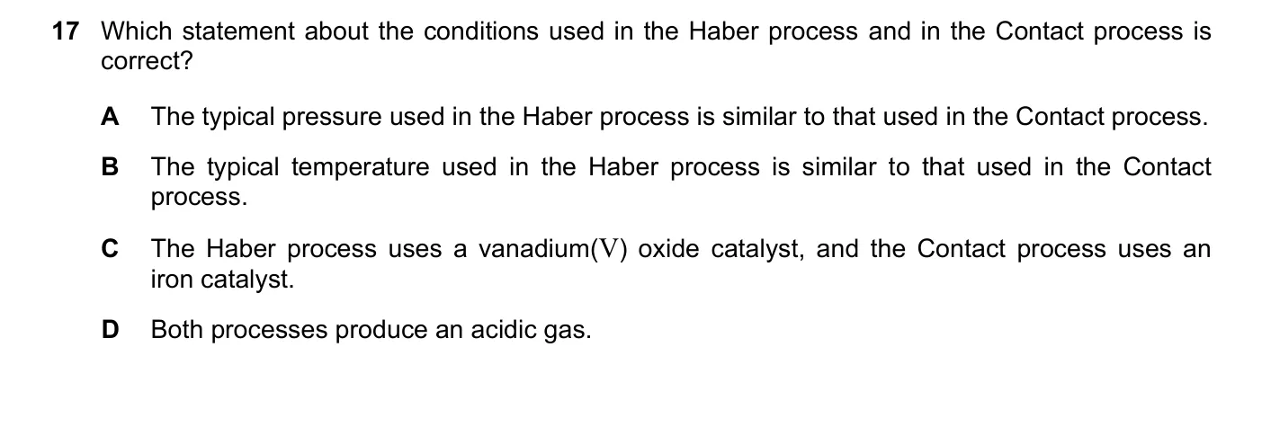 Question 17, November 2025, 0620 Paper 22