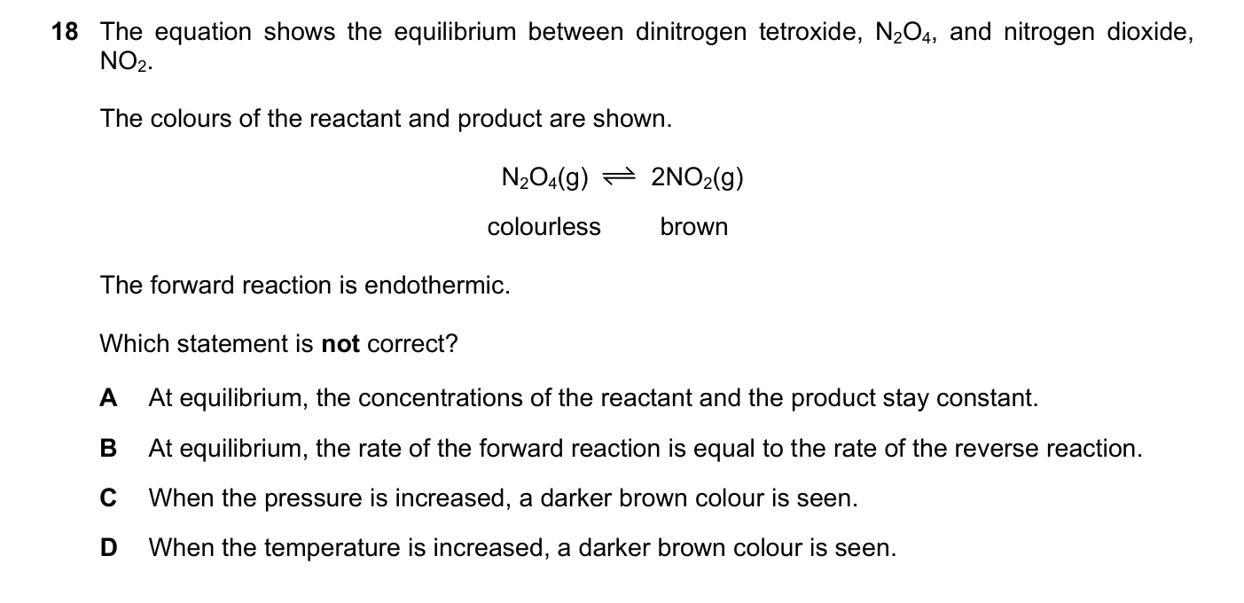 Question 18, November 2025, 0620 Paper 22