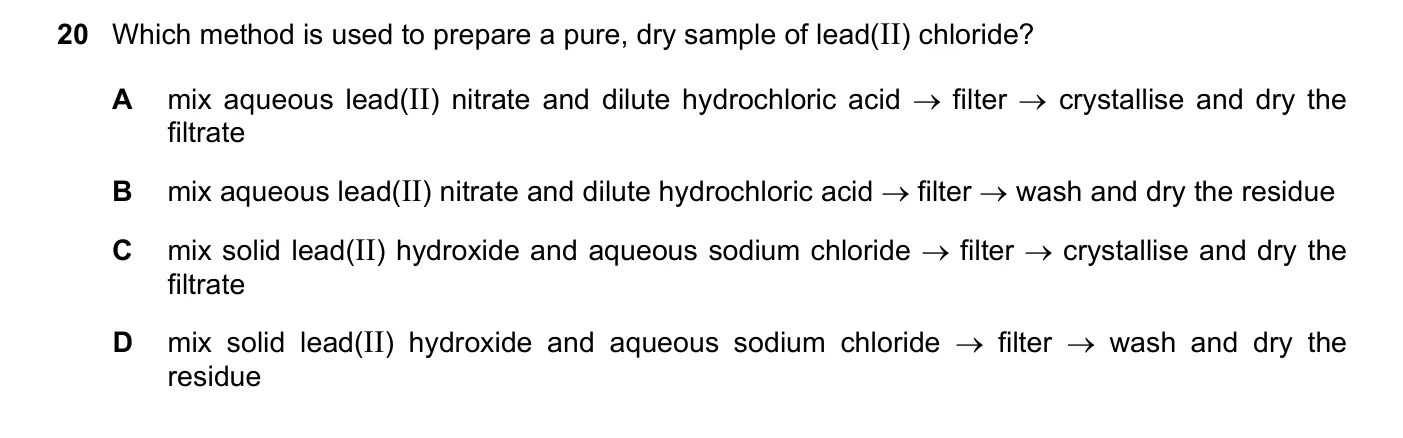 Question 20, November 2025, 0620 Paper 22