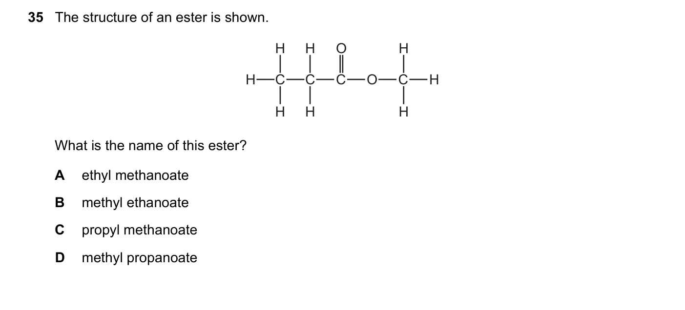 Question 35, November 2025, 0620 Paper 22