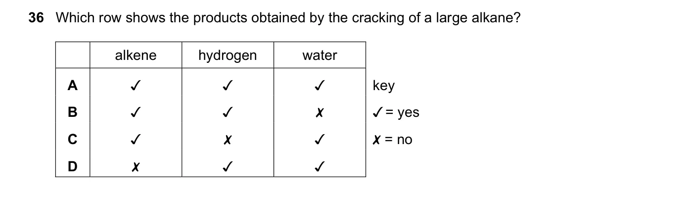 Question 36, November 2025, 0620 Paper 22