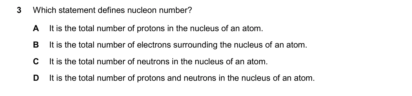 Question 3, November 2025, 0620 Paper 23