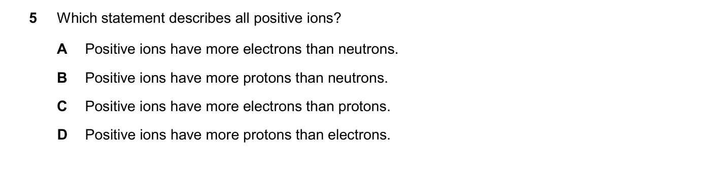 Question 5, November 2025, 0620 Paper 23