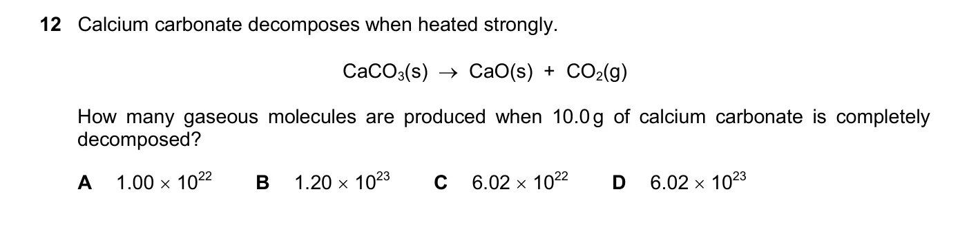 Question 12, November 2025, 0620 Paper 23