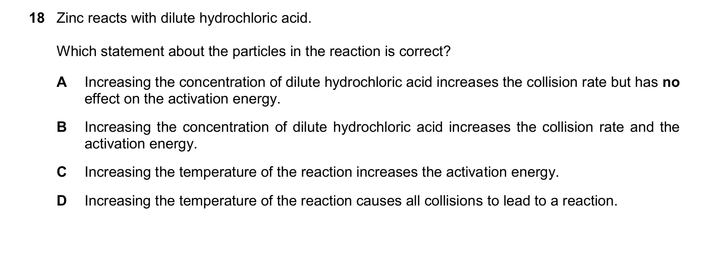 Question 18, November 2025, 0620 Paper 23