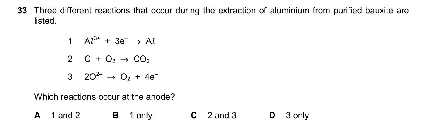 Question 33, November 2025, 0620 Paper 23