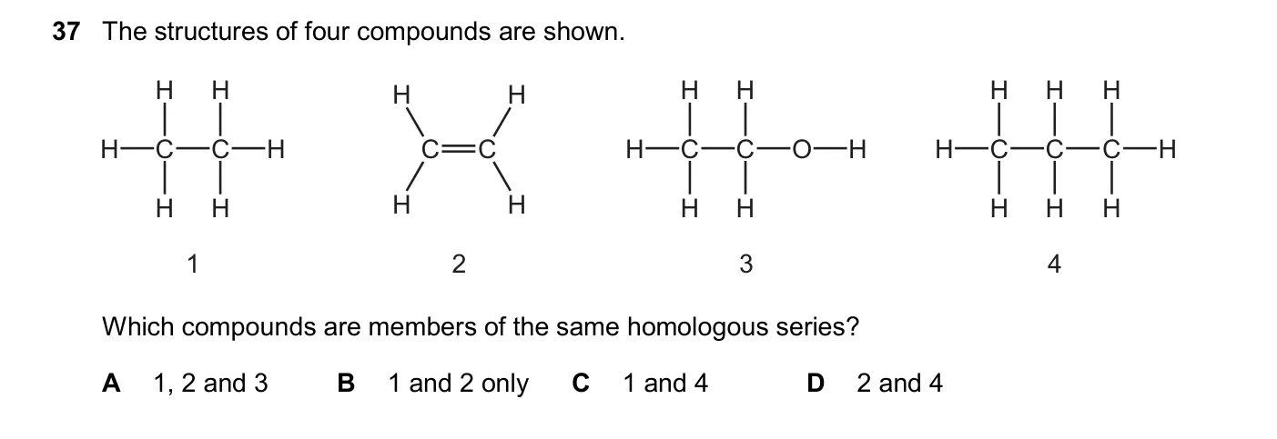 Question 37, November 2025, 0620 Paper 23