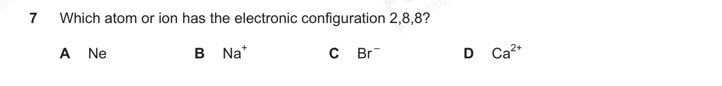 Question 7, June 2026, 0620 Paper 21