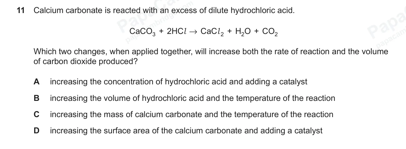 Question 11, June 2026, 0620 Paper 21
