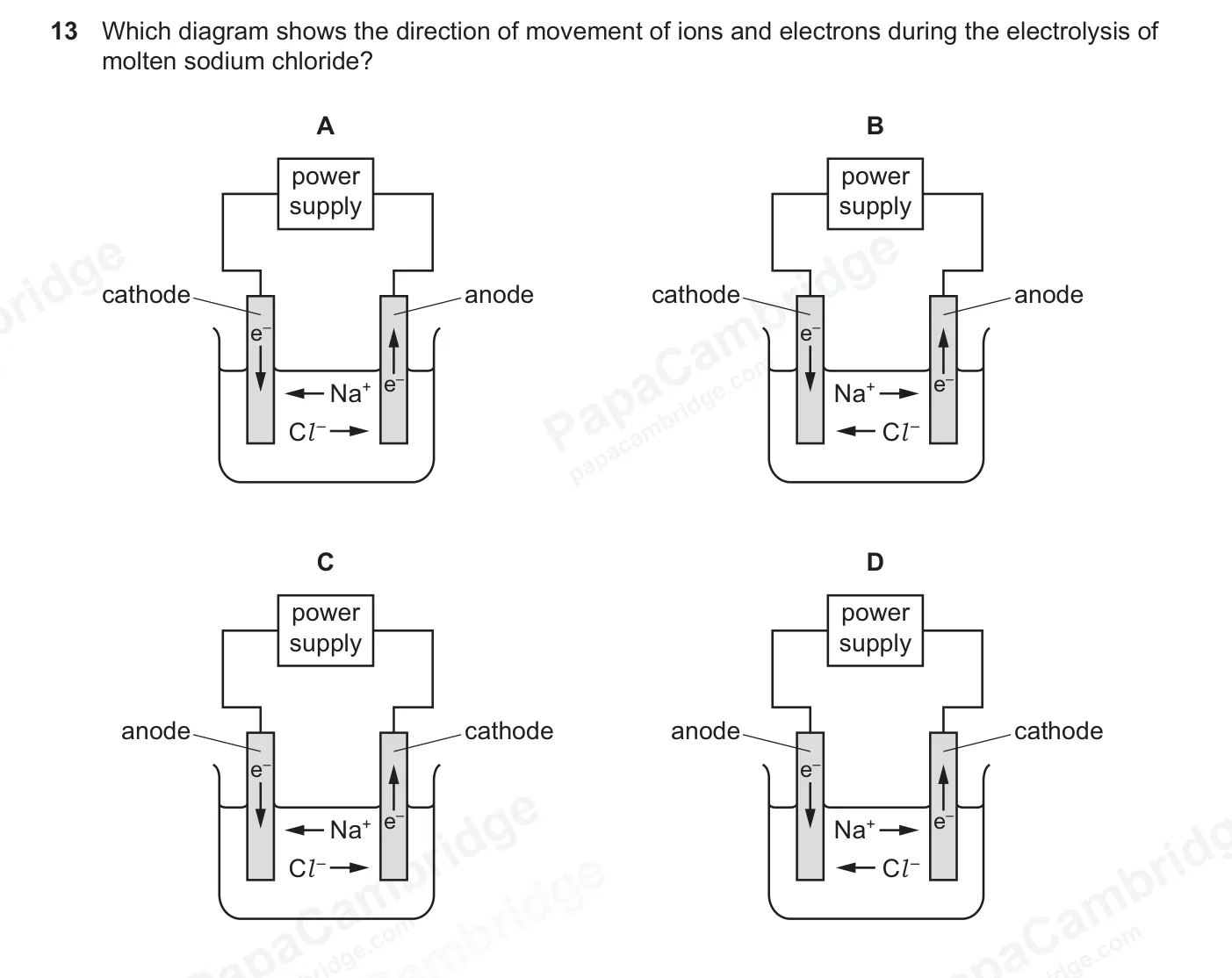 Question 13, June 2026, 0620 Paper 21