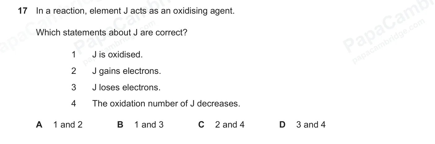 Question 17, June 2026, 0620 Paper 21