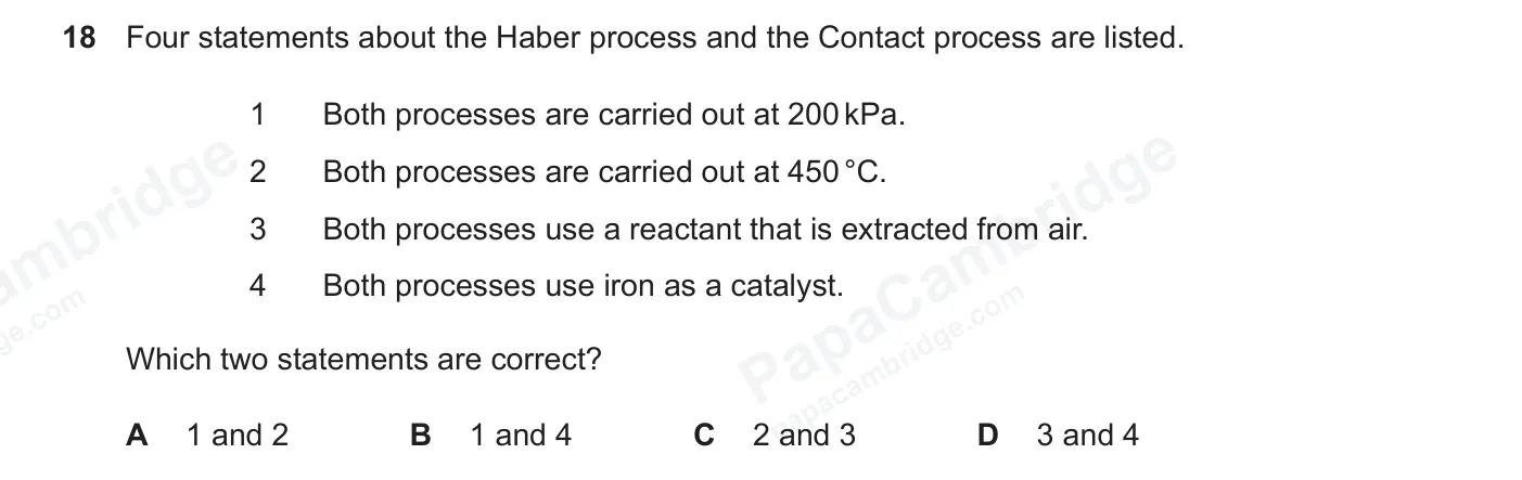 Question 18, June 2026, 0620 Paper 21