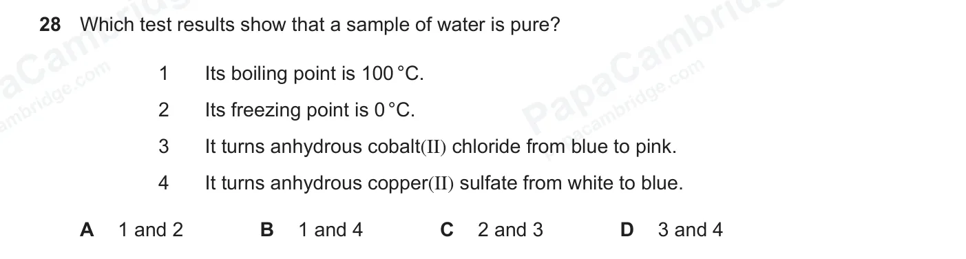 Question 28, June 2026, 0620 Paper 21