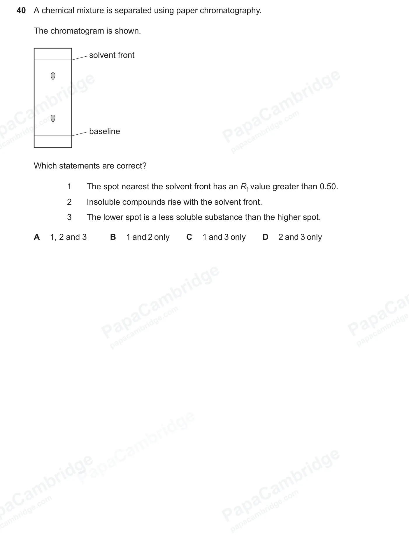 Question 40, June 2026, 0620 Paper 21
