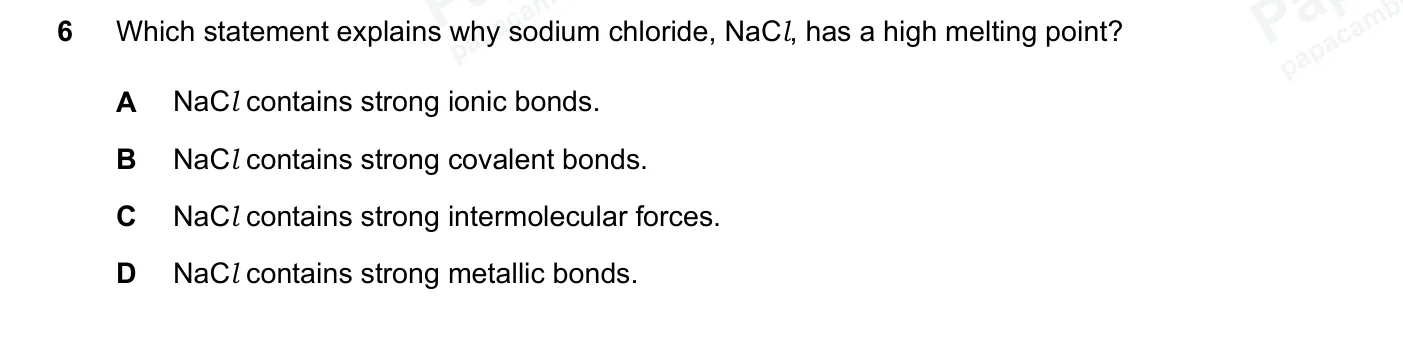 Question 6, June 2026, 0620 Paper 22