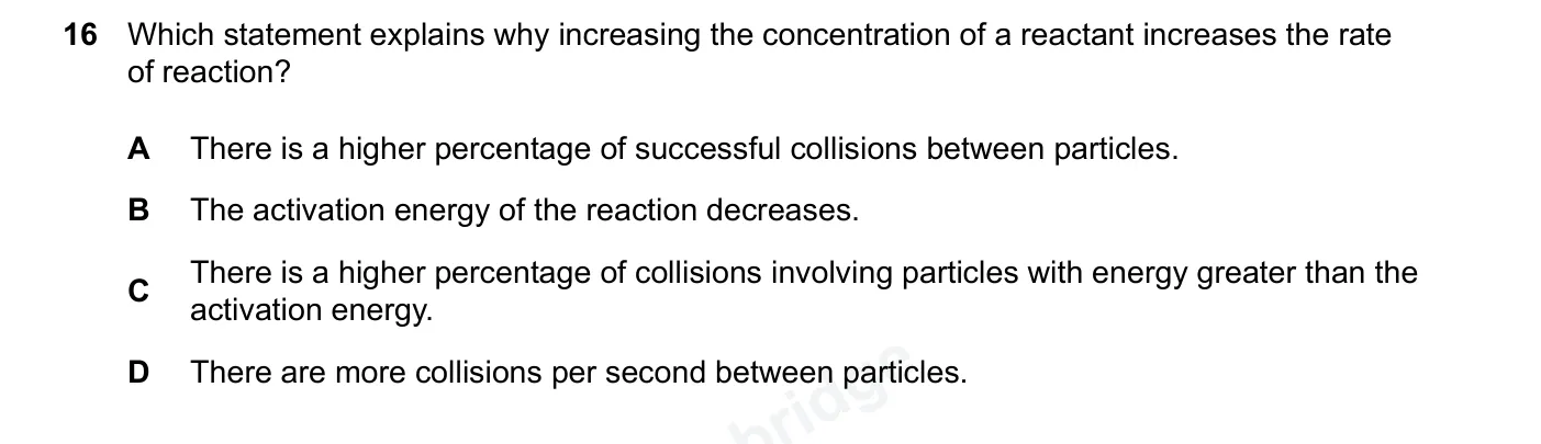 Question 16, June 2026, 0620 Paper 22