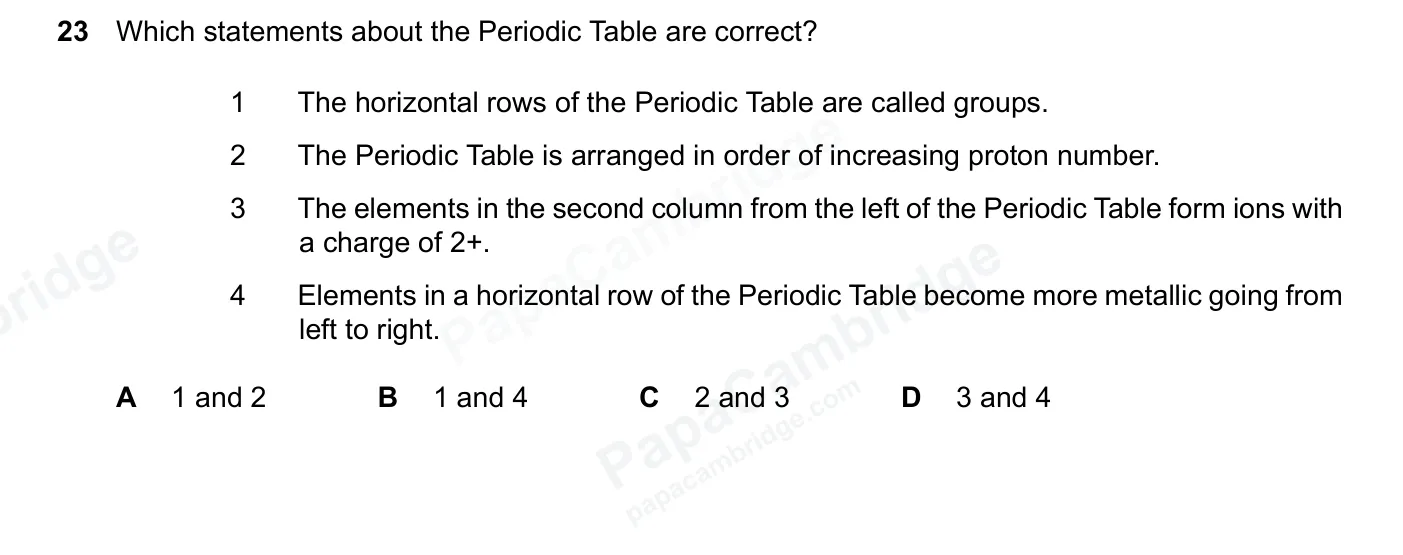 Question 23, June 2026, 0620 Paper 22