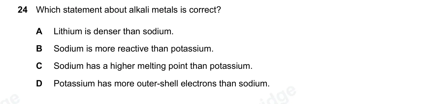 Question 24, June 2026, 0620 Paper 22