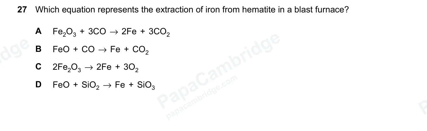 Question 27, June 2026, 0620 Paper 22