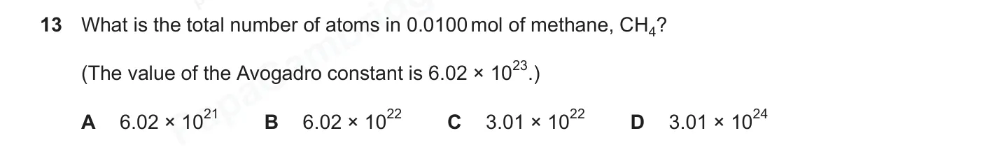 Question 13, June 2026, 0620 Paper 23