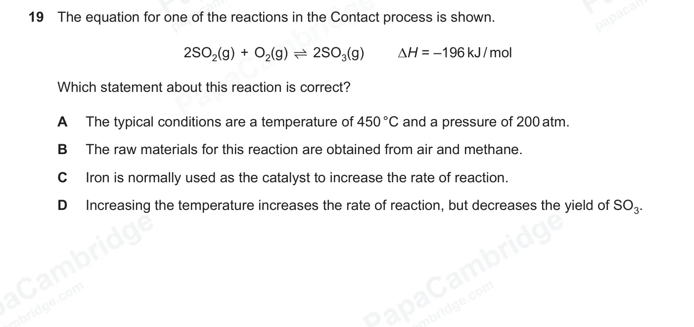 Question 19, June 2026, 0620 Paper 23