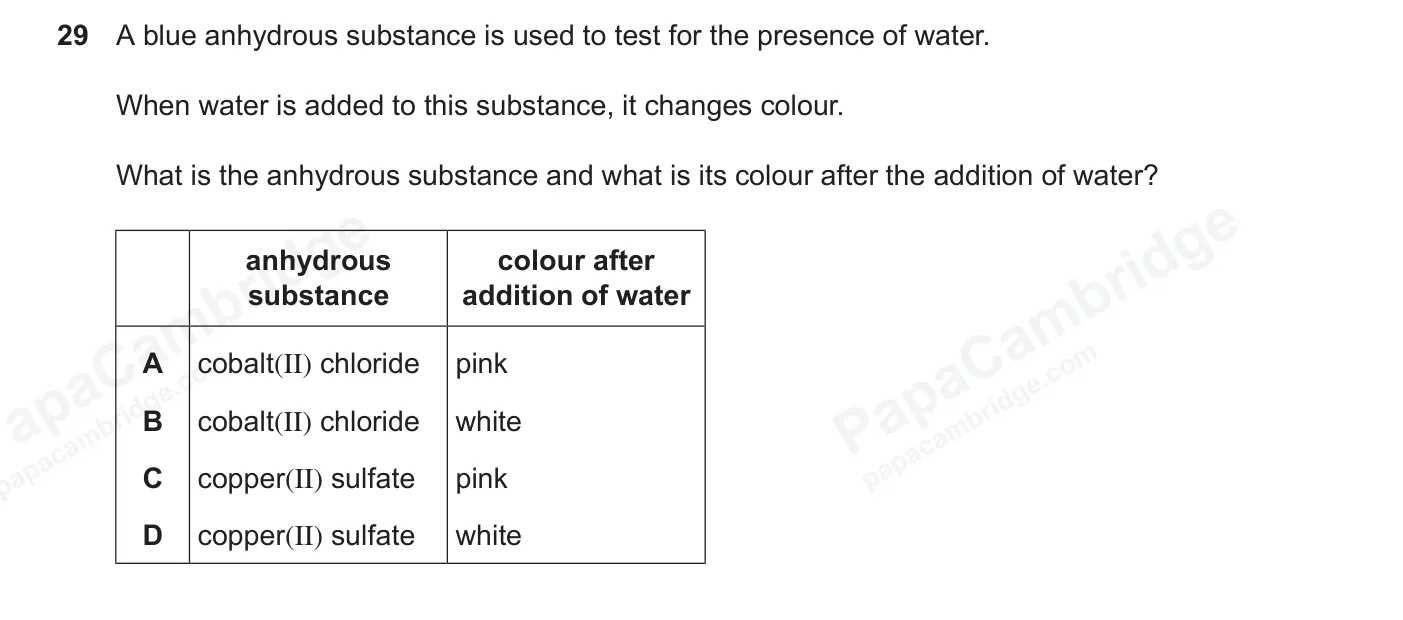 Question 29, June 2026, 0620 Paper 23