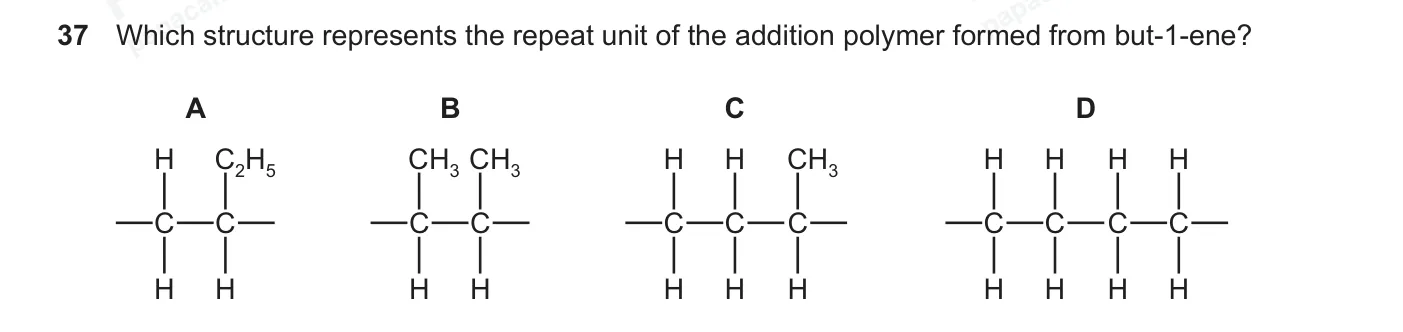 Question 37, June 2026, 0620 Paper 23