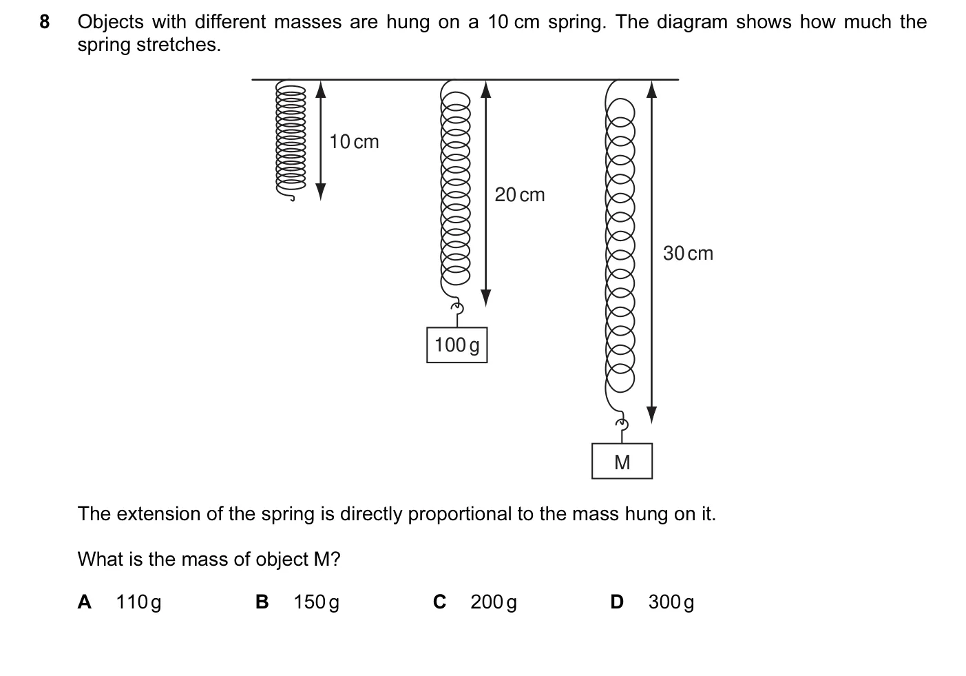 Question 8, June 2005, 0625 Paper 01