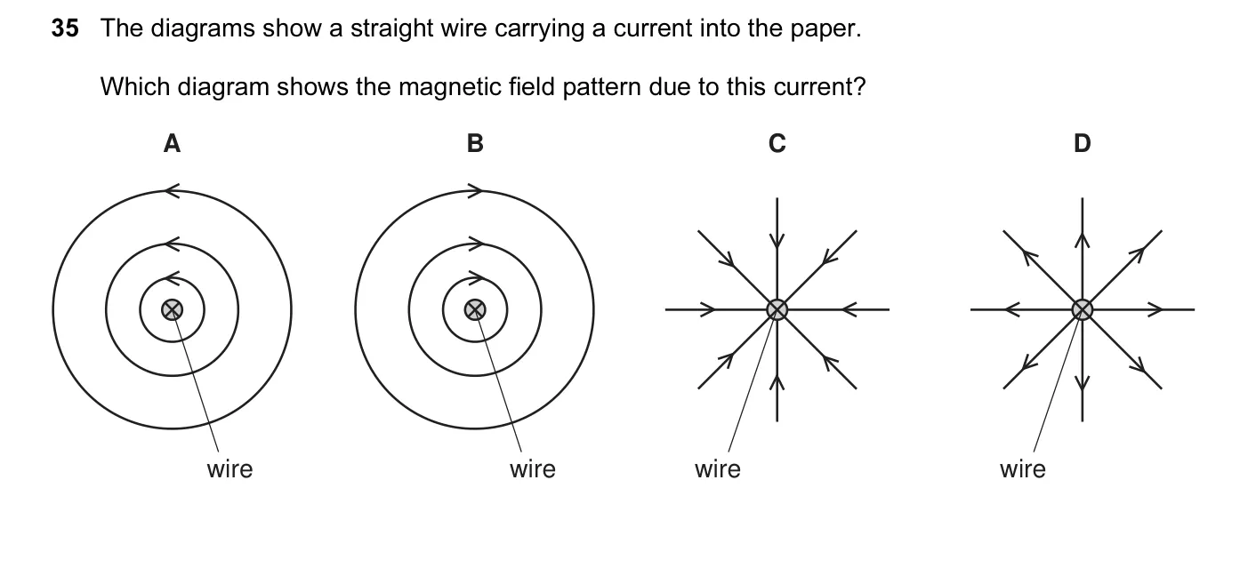 Question 35, November 2005, 0625 Paper 01