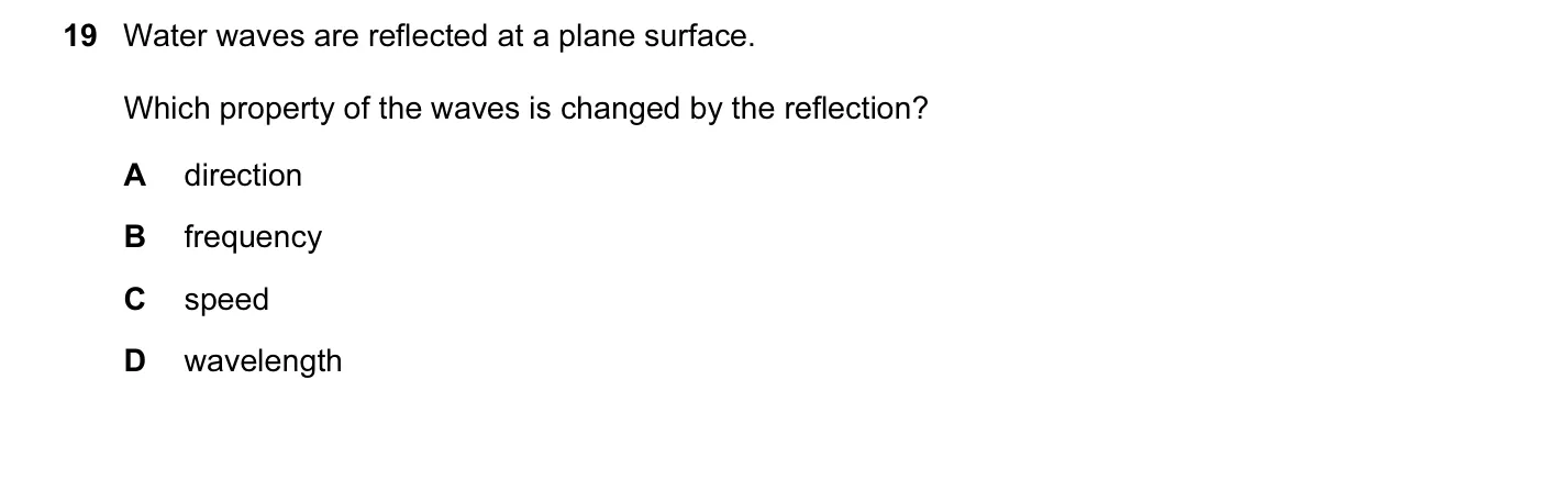 Question 19, June 2007, 0625 Paper 01