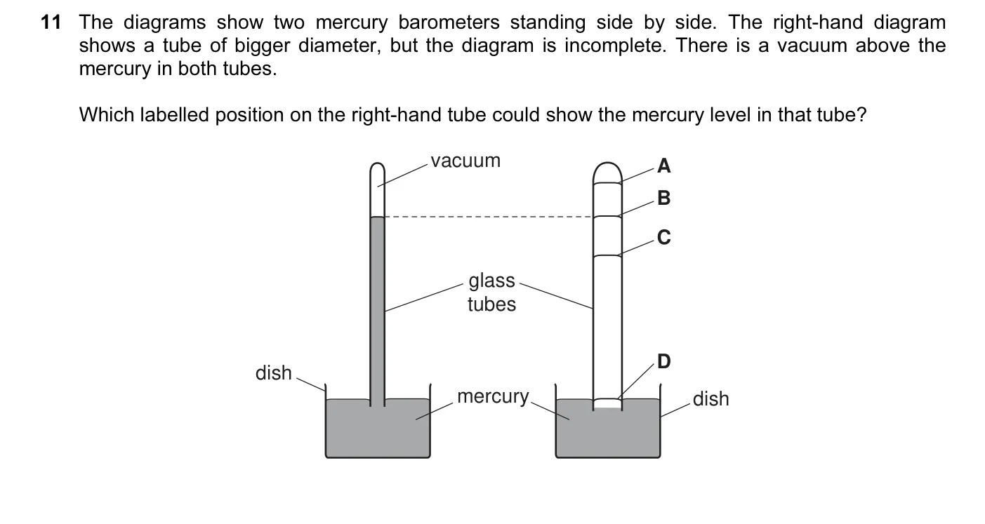 Question 11, June 2009, 0625 Paper 11