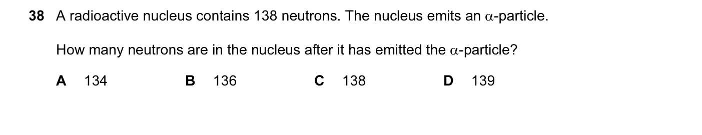 Question 38, June 2009, 0625 Paper 11