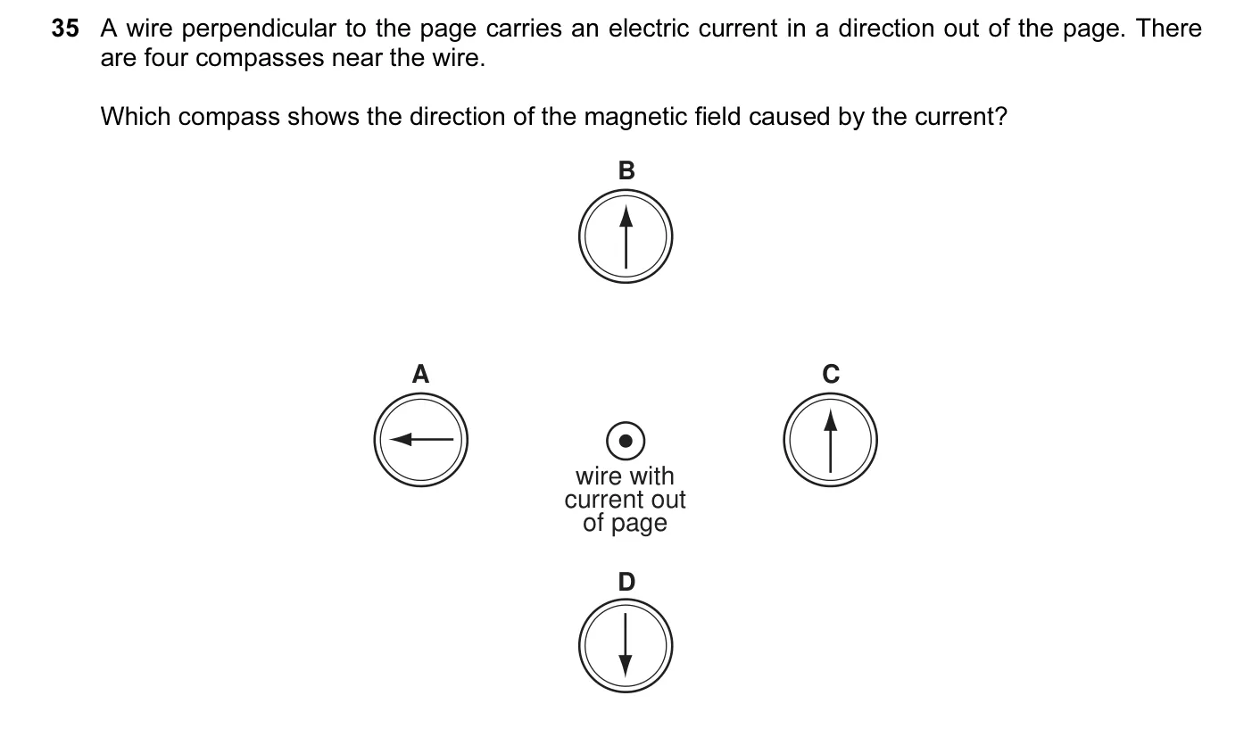 Question 35, June 2009, 0625 Paper 12