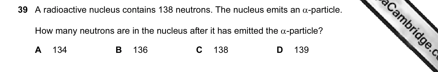 Question 39, June 2009, 0625 Paper 12