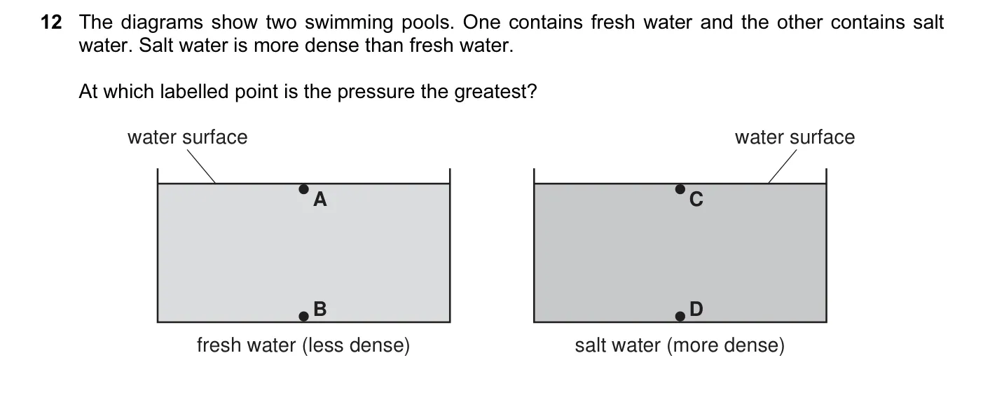 Question 12, November 2009, 0625 Paper 11
