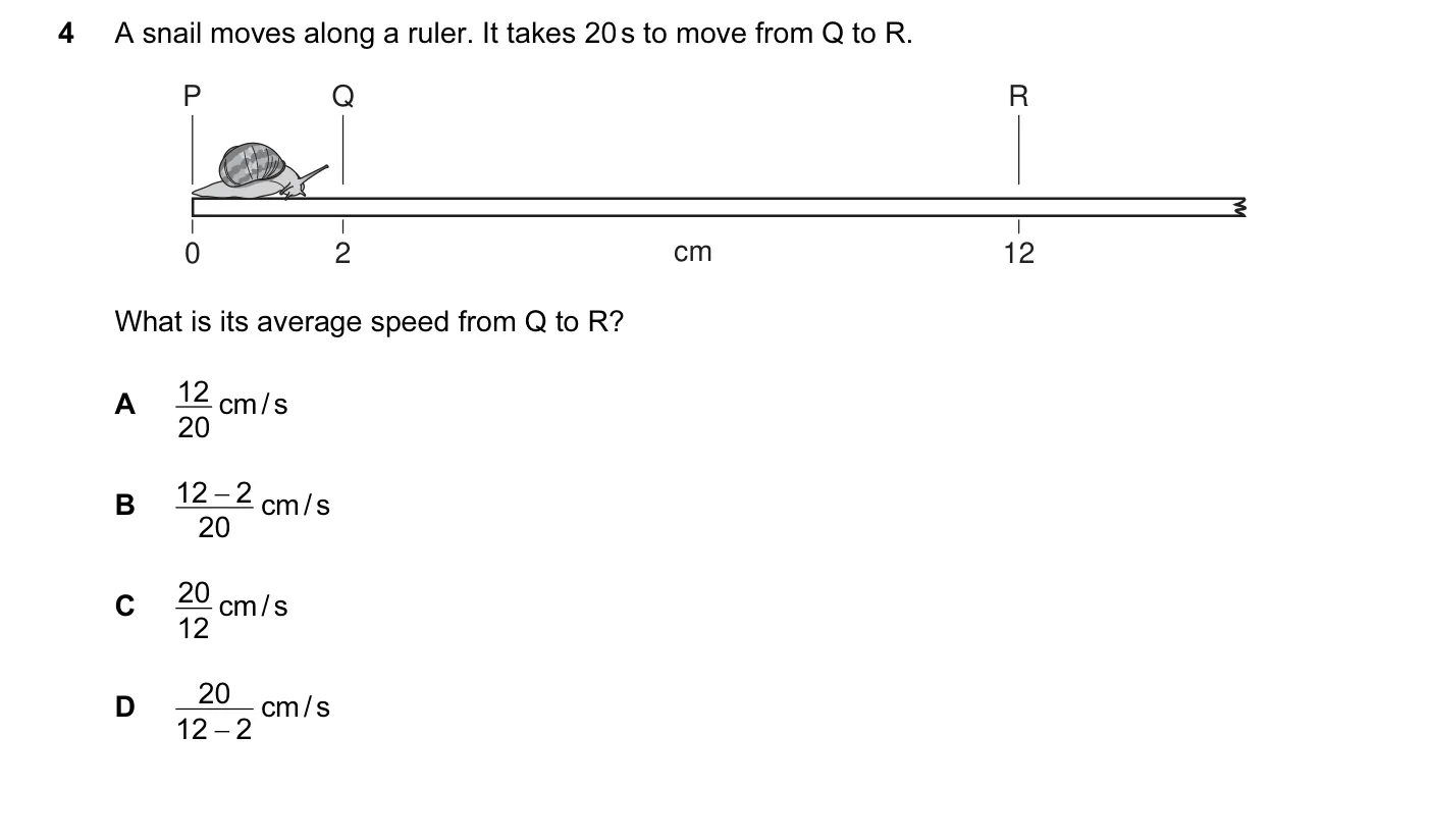 Question 4, June 2010, 0625 Paper 11