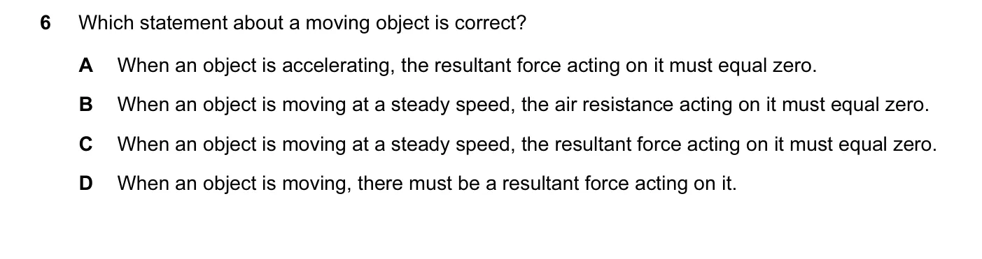 Question 6, June 2010, 0625 Paper 12