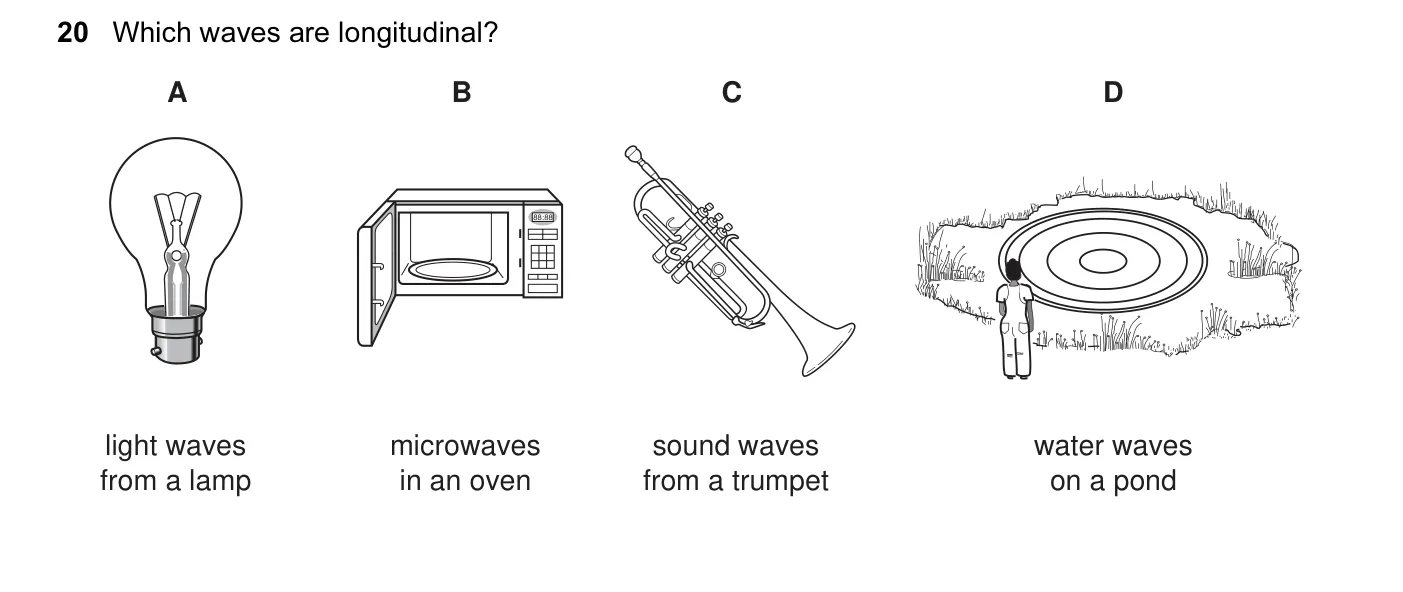 Question 20, June 2010, 0625 Paper 12