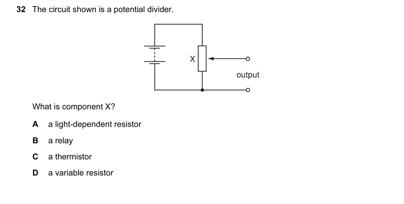 Question 32, June 2010, 0625 Paper 12