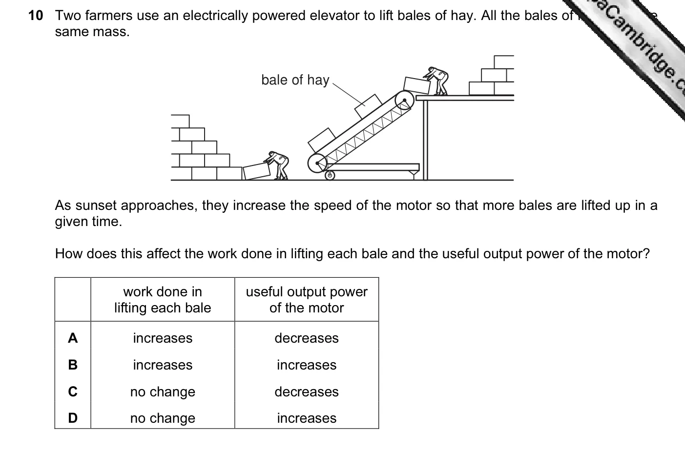 Question 10, June 2011, 0625 Paper 11