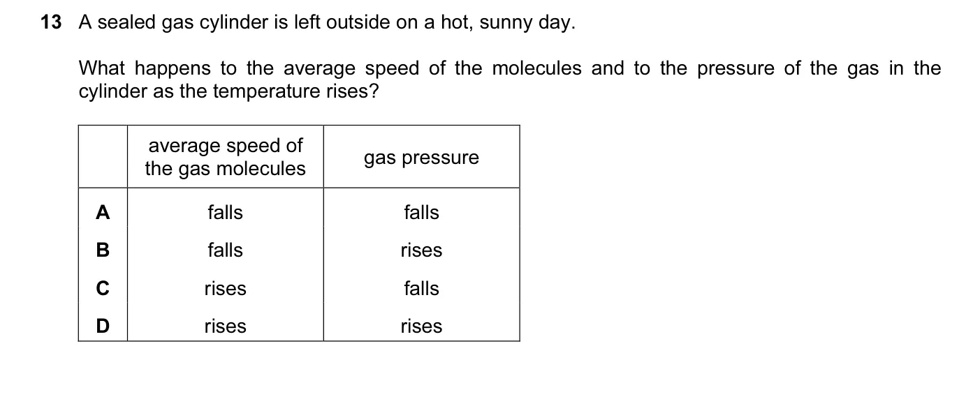 Question 13, June 2011, 0625 Paper 11
