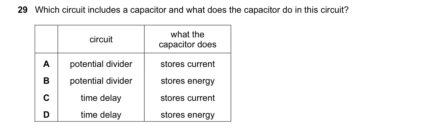 Question 29, June 2011, 0625 Paper 11