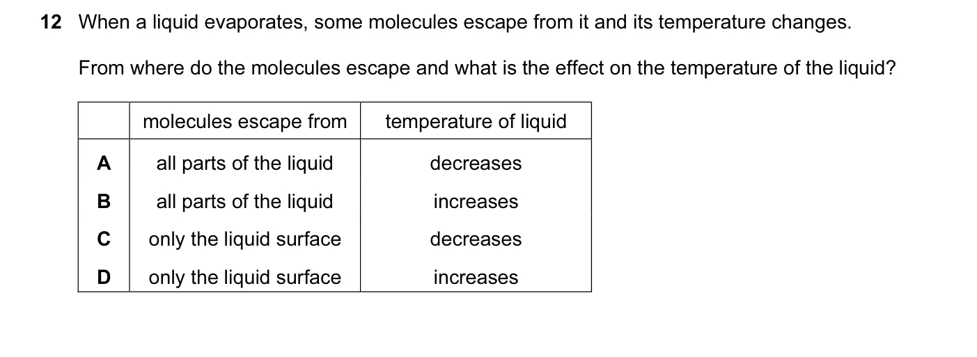 Question 12, June 2011, 0625 Paper 12