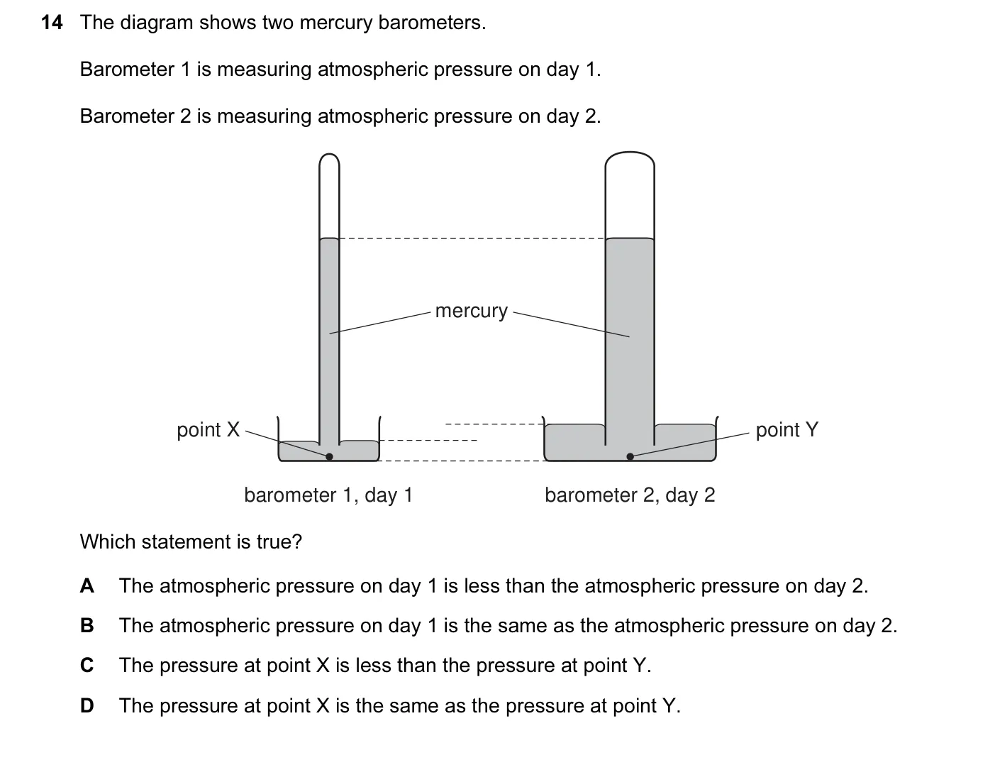 Question 14, June 2011, 0625 Paper 13