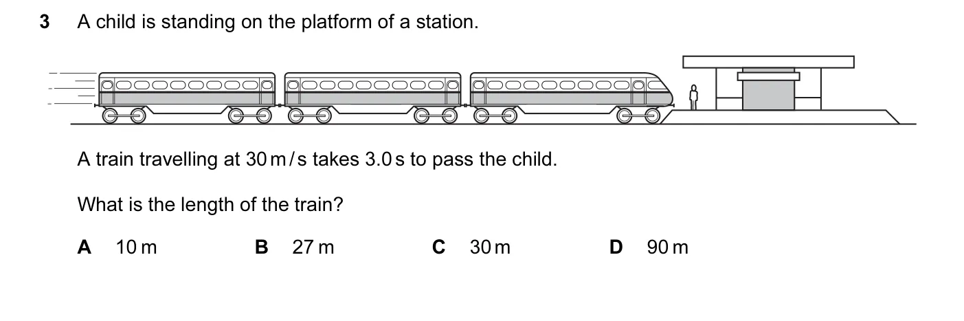 Question 3, November 2011, 0625 Paper 11