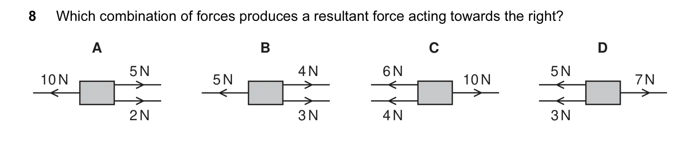 Question 8, November 2011, 0625 Paper 11