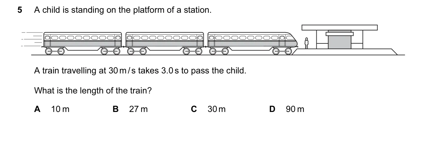 Question 5, November 2011, 0625 Paper 12