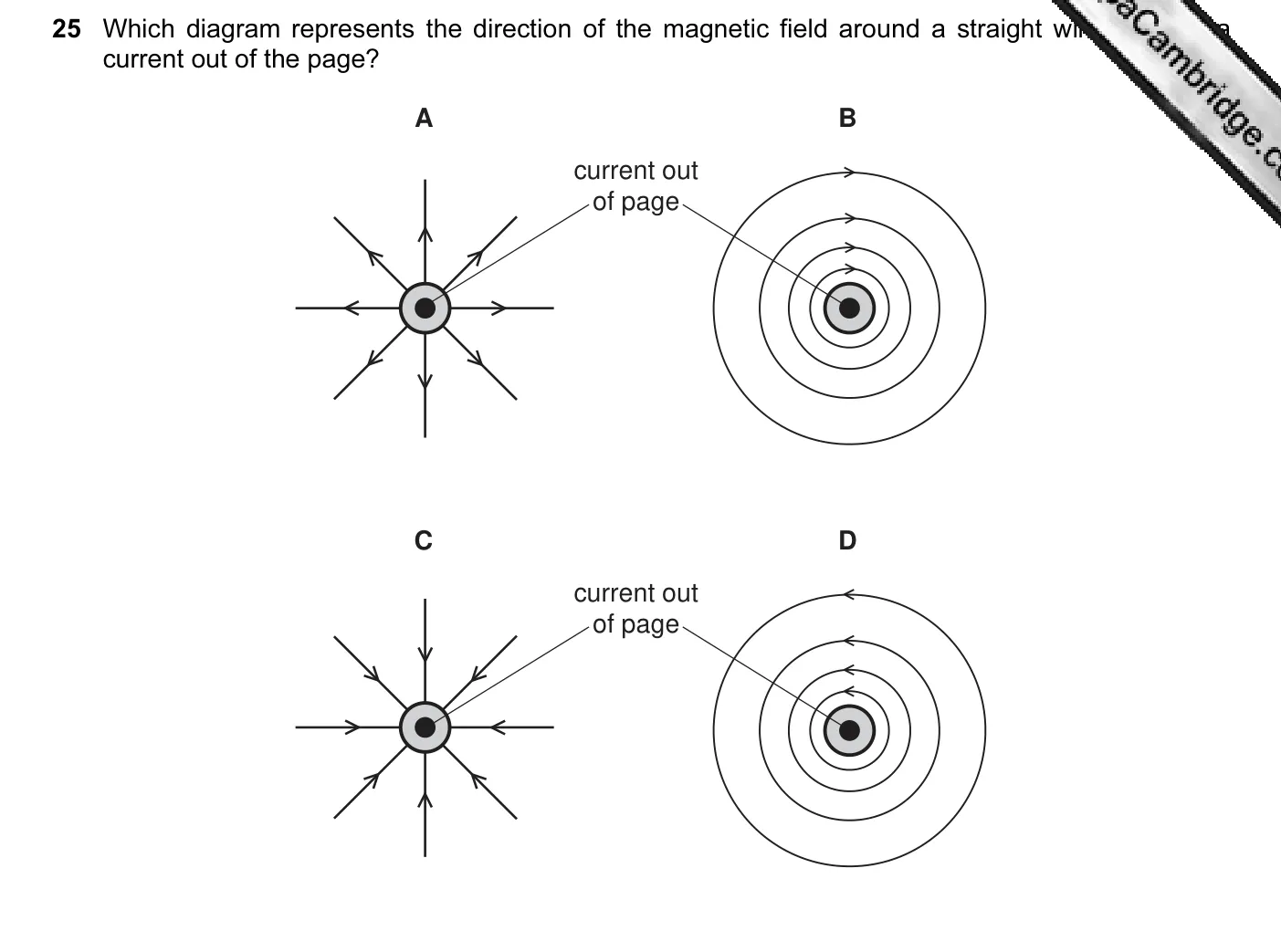 Question 25, November 2011, 0625 Paper 13