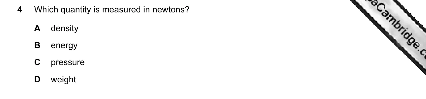 Question 4, June 2012, 0625 Paper 11